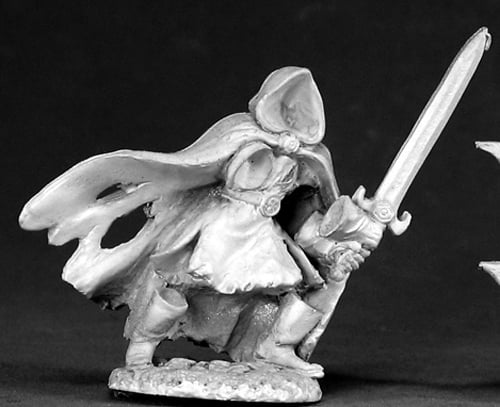Female Good Knight Reaper Miniatures Dark Heaven Legends 03520 Elise 