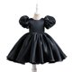 thumbnail image 1 of Vestido de princesa de 90cmBlackGirls, ropa de cumpleaños con mangas abullonadas, pettiskirt, vestido de otoño, vestido completo para niños esquí esquí Gafas de esquí, 1 of 5