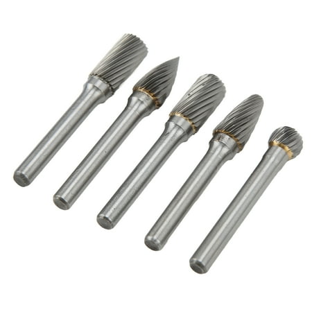 

Die Grinder Bits Wear Resistance Tungsten Carbide Burrs Set 0.24x0.39in 5Pcs/Set For Metal Polishing Grinding Engraving Drilling Welding ACDFG