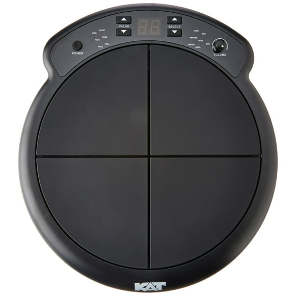 Kat Percussion KTMP1 Módulo de sonido de batería electrónica y pad de percusión, negro