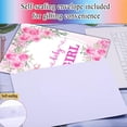 thumbnail image 3 of Tarjeta jumbo para baby shower Idealmuzik, rosa floral para niña, 3 of 7