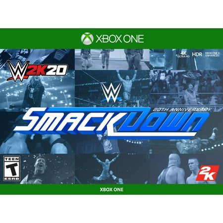WWE 2K20 SmackDown! 20th Anniversary Edition, 2K, Xbox One, (Best Wwe Smackdown Vs Raw Game)