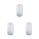 thumbnail image 1 of Inteprter Ratón recargable para portátil, compatible con Bluetooth, V5.0, receptor inalámbrico, 4 botones, modos dobles plateados de repuesto Type1 NO1, 1 of 6