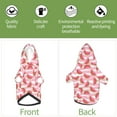 thumbnail image 3 of Uemuo Cute Watermelon for Winter Dog Hoodie Sweatshirts with Pockets Warm Dog Clothes for Small Dogs Chihuahua-X-Large, 3 of 8