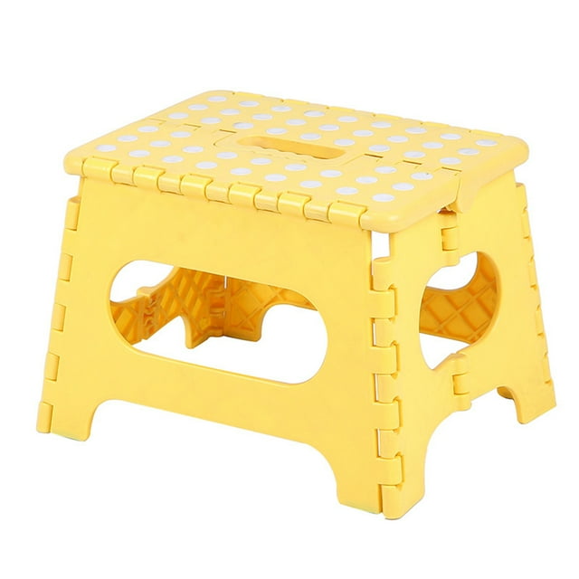 tamizeot Plastic Stool Portable Dot Folding Chair Adult Chair Adult High High Stool Bathroom Home Children Small Bench