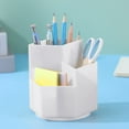 thumbnail image 5 of Clearance Office&Craft&Stationery under $5,360° Rotating Pen Holder 3 Grid Pen Holder Holder Office Supplies Storage Desktop Arrangement Cute Pencil Cup Pot For Home Office, 5 of 8