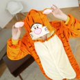 thumbnail image 4 of Pijama de una pieza de felpa para adultos y niños, Mono de tigre, Animal, Unisex, cálido, Halloween, Navidad, 4 of 4