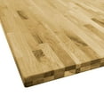thumbnail image 2 of vidaXL Table Top Solid Oak Wood Square 44 mm 80x80 cm, 2 of 4