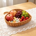thumbnail image 2 of TACILIP Home Storage, 1PC Heart Shaped Creatived Weaving Storage Basket Imitation Vines Weaving Basket Desktop Item Storage Basket, Gifts for Her, 2 of 6