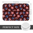 thumbnail image 2 of Gukieu American Stars1 Print Dust-proof Floor Mats, Water-absorbent and Non-slip Flannel Door Mats 16x24in, Home Decoration Suitable for Kitchen, Bathroom, Garage, 2 of 7