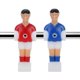 thumbnail image 5 of Foosball Player Foosball Male Player, 2 Red 2 Blue Mini Figure Plastic Foosball Male Player Replacement Parts Great Accessory For Foosball Games, 5 of 5