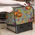 thumbnail image 2 of Toaster Covers 2 Slice, Gnomes With Pumpkins Waterproof Bread Machine Cover Fits for Standard 2 Slice Toasters, Home Decor Toaster Protection with Hanging Rope, 2 of 7