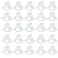 thumbnail image 1 of Shisuyan 100pcs 2.2-4.5mm Gardening Plant Flower Support Fixing Grafting Clips, 1 of 8