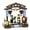 Bavarian Festival Music Stage Building Blocks, variant on Oktoberfest Beer Barrel 268 PCS Building Block Decor Model, Ages 12+