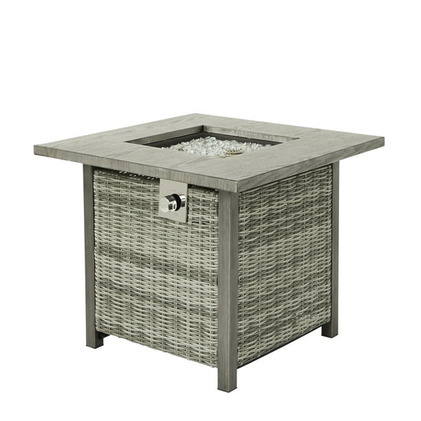 Better Homes & Gardens 30” Square Wicker 50,000 BTU Propane Gas Fire
