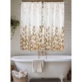 thumbnail image 4 of Eucalyptus Leaves Bathroom Window Curtain, Spring Plants Country Yellow Light Filtering Coffee Kitchen Curtains, Bedroom Living Room Curtains 2 Panel 84"x63", 4 of 6