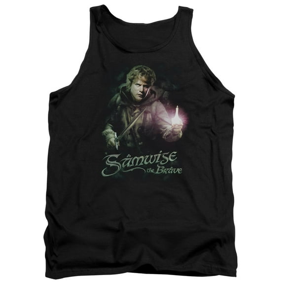 Lord of the Rings Samwise The Brave Adult Tank Top Black