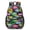 Dinosaur and Skeleton, variant on Dinosaur and Skull Black Pattern 17" School Backpacks for Teens,Waterproof Oxford Fabric,S-Shape Padded Straps for School,Travel,Hiking,Camping
