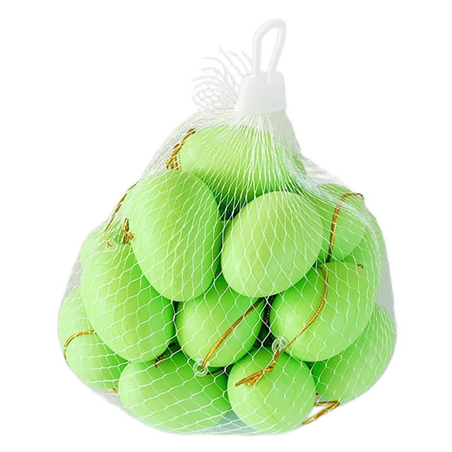 Green 20Pcs Colorful Plastic Eggs For Diy Painting And Graffiti, Safe Material For Kids Crafts, Easter Activities And Creative Play