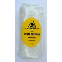 WHITE BEESWAX BEES WAX ORGANIC PASTILLES BEARDS PREMIUM PURE by H&B OILS CENTER 4 OZ