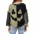 thumbnail image 4 of Wutalume Women's Loose Winter Knitted Fashion Casual Pullover Sweater, Cozy Oversized Top, Warm Design for Cold Weather Comfort,Gray L, 4 of 4