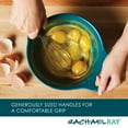 thumbnail image 3 of Rachael Ray Ceramic Mixing Bowl Set, 2-Piece, Teal, 3 of 7