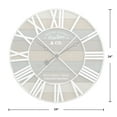 thumbnail image 7 of FirsTime & Co. Blue Maritime Planks Wall Clock, Farmhouse, Analog, 24 x 2 x 24 in, 7 of 7