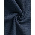 thumbnail image 5 of DARING DIVA Women's Waffle Knit Pajama Sets Lounge Set Long Sleeve Top Blue XL, 5 of 6