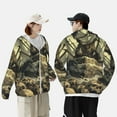 thumbnail image 4 of Gaeub Epic Dragon Skull Scene Men's and Women's UPF 50+ Long-Sleeved Sun Protection Clothing, Fishing Shirt Long Sleeve Zip-Large, 4 of 7