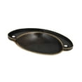 thumbnail image 3 of Uxcell Bronze Tone Shell Shaped Pull Handle-0.14" Hole Diameter-20 Pack, 3 of 4