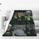 thumbnail image 1 of Manta de viaje de felpa suave de Draco Malfoy para dormitorio, sala de estar, sofá, oficina, regalo para todas las estaciones para mujeres, hombres, niñas y niños, 1 of 7