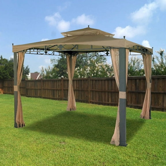 Garden Winds Replacement Canopy Top for Melbourne Gazebo - Riplock 350
