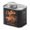 Black, variant on Yucurem 150g Coffee Bean Cans Airtight Coffee Container Freshness Preservation Kitchen Essentials (White)