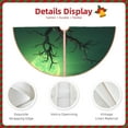 thumbnail image 4 of KLL Green Night Sky Moon Branches Christmas Tree Skirt 48" ,Party Decorations Farmhouse for Christmas Decorations Holiday Party, 4 of 6