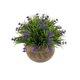 thumbnail image 1 of Planta artificial, bonsái de flores de simulación de escritorio, adornos de decoración del hogar, plantas verdes en macetas W Rojo Verde, 1 of 1