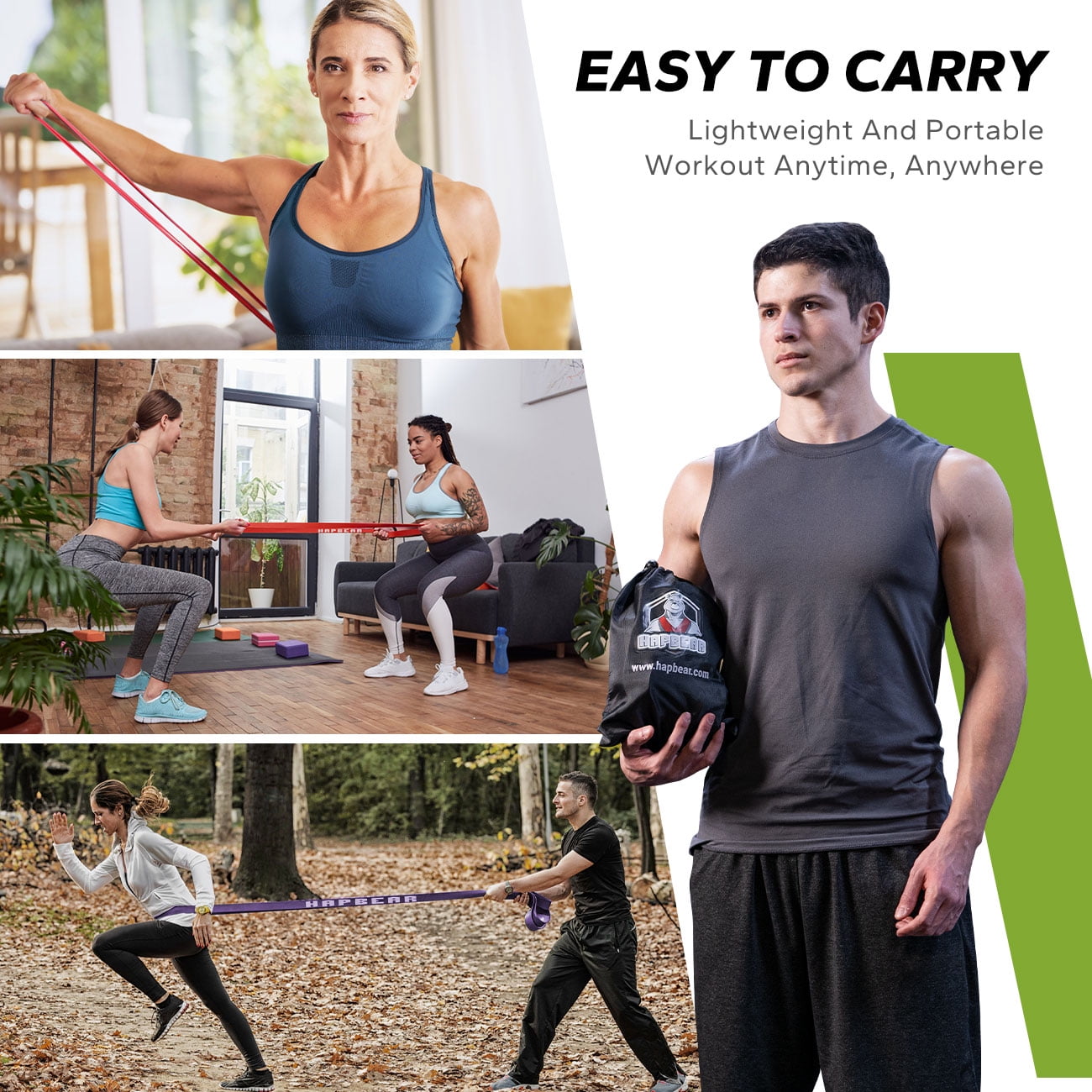 Pull Up Assistance Bands - Resistance Bands Set of 5 - Exercise Bands for Pull Up, Workout, Stretching, Physical Therapy, Muscle Training