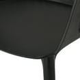 thumbnail image 4 of GDF Studio Airyanna Outdoor Modern Dining Chair, Set of 4, Black, 4 of 7
