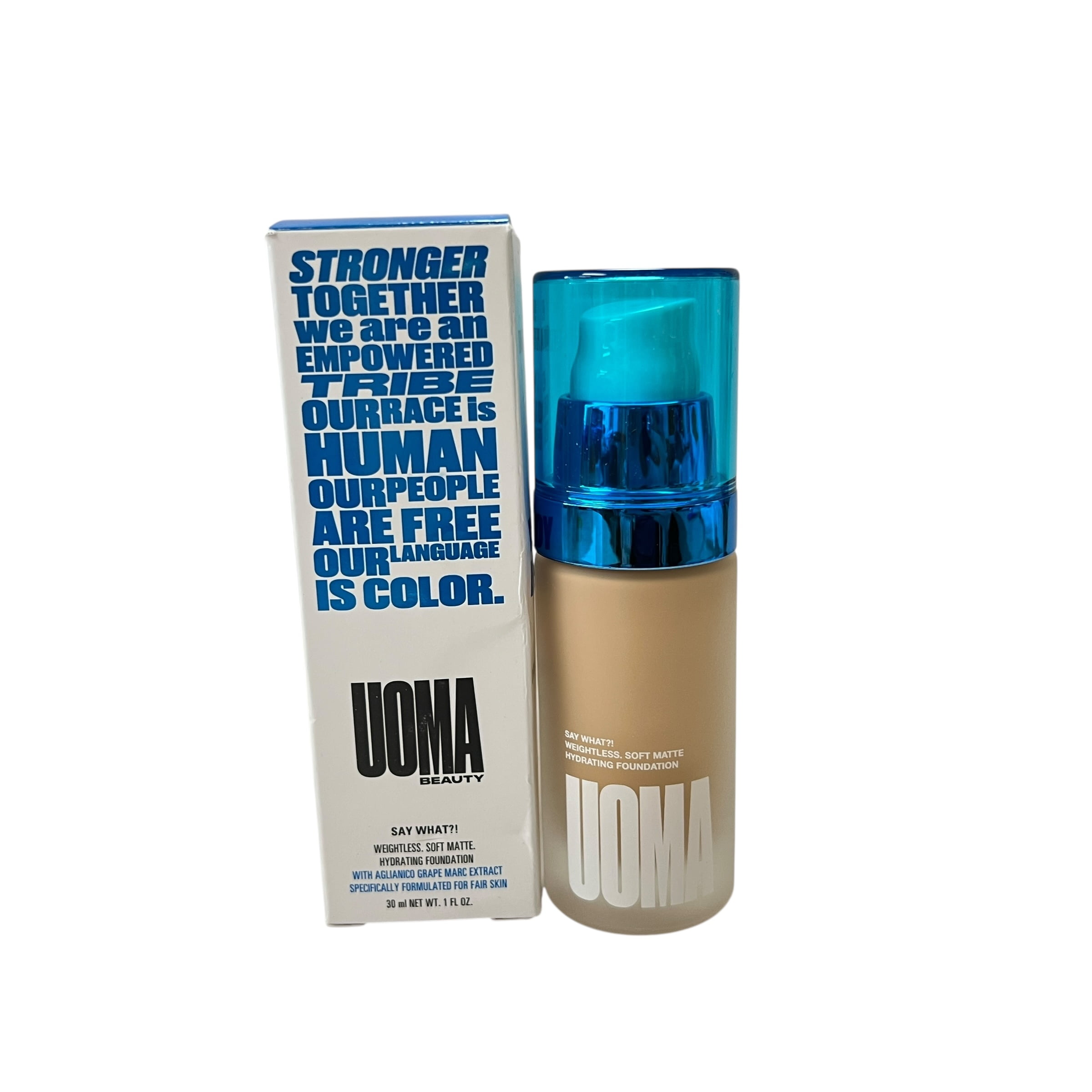 Uoma Beauty Say What?! Weightless Soft Matte Hydrating Foundation 1 fl oz Fair Lady T1N