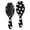 Halloween Ghost WitchHat Pattern, variant on Halloween Ghost WitchHat Pattern Brush, Detangling Hair Brush, Paddle Styling Brush, Smooth Handle Gifts for Holiday Birthday Gifts