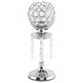 thumbnail image 1 of Candebro de cristal de lujo pa candebro pa habitación , bra de café, centro de pa el , centro de Baoblaze Candelero de cristal, 1 of 7