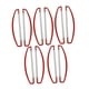 thumbnail image 4 of 10 postes para pancartas manuales, accesorios portátiles versátiles, soporte de bandera de mano rojo 17cm, 4 of 9