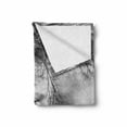 thumbnail image 2 of Black and White Soft Flannel Fleece Throw Blanket, Woman Face Among Tree Branches Double Exposure Effect Print, Cozy Plush for Indoor and Outdoor Use, 60" x 80", Black and White, by Ambesonne, 2 of 6