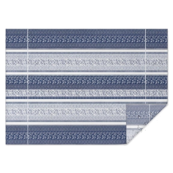 Boho Bohemia Geometric Line Art Rectangle Tablecloth 60"x84",Waterproof Polyester Rectangle Table Cloth, Wipeable Spillproof Polyester Tablecloth for Dining, Camping, Indoor and Outdoor