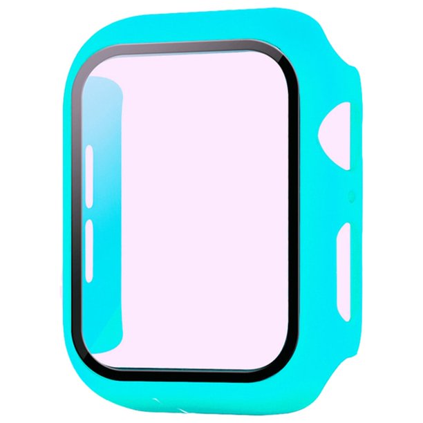 Vidrio + cubierta para Apple Watch case 8 7 6 SE 5 3 iWatch accesorio Protector de pantalla Apple watch serie 44mm 40mm 41mm 45mm 42mm 38mm Dengxun unisex
