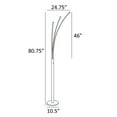 thumbnail image 3 of Lite Source Ls-83564 Monita 3 Light 81" Tall Led Tree Floor Lamp - Black, 3 of 7
