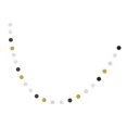 thumbnail image 1 of Arpillera Lunares Redondoo de Papel preestablecer de Celebraciónes para Accesorio 3 Soledad Papel redondo Bunting Banner, 1 of 10