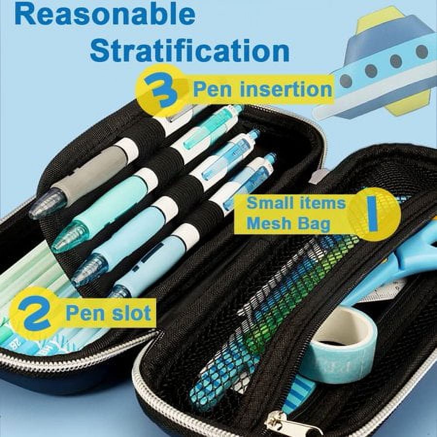 Pencil Case for Girls, Kids Unicorn Pencil Box Cute School Gift Pen Holders  with Double Zipper