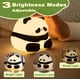 thumbnail image 2 of Linda luz nocturna de panda, lámpara de noche LED blanda y novedosa de animales, luz nocturna regulable de 3 niveles para lactancia materna, decoración para bebés y niños, regalos geniales para niños, 2 of 6