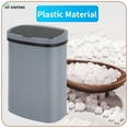 thumbnail image 2 of XF XINFENG 13 Gallon 49L Kitchen Automatic Trash Can Touchfree Sensor Plastic Garbage Bin with Lid High Capacity Waste Bins for Home Office, Gray-Set of 2, 2 of 9