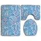 thumbnail image 1 of ABPHQTO Las flores tótem siguen siendo hermosas Juego de alfombras de baño de 3 piezas Alfombra de baño Alfombra de contorno y tapa de inodoro, 1 of 2